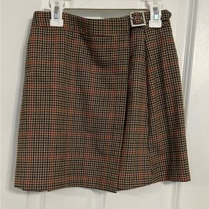 Vintage Plaid mini skirt